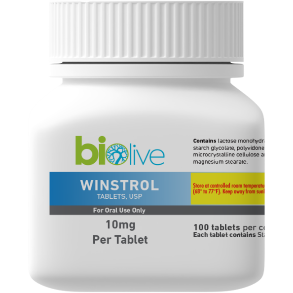 Winstrol 10mg - 100 Tablets